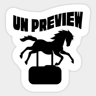 Un preview nadie sabe lo que va a pasar manana Sticker